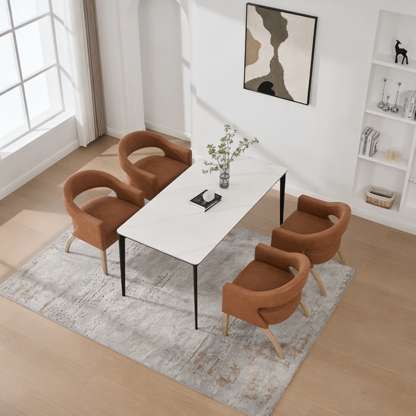 ALINO Modern Cozy Barrel Chair