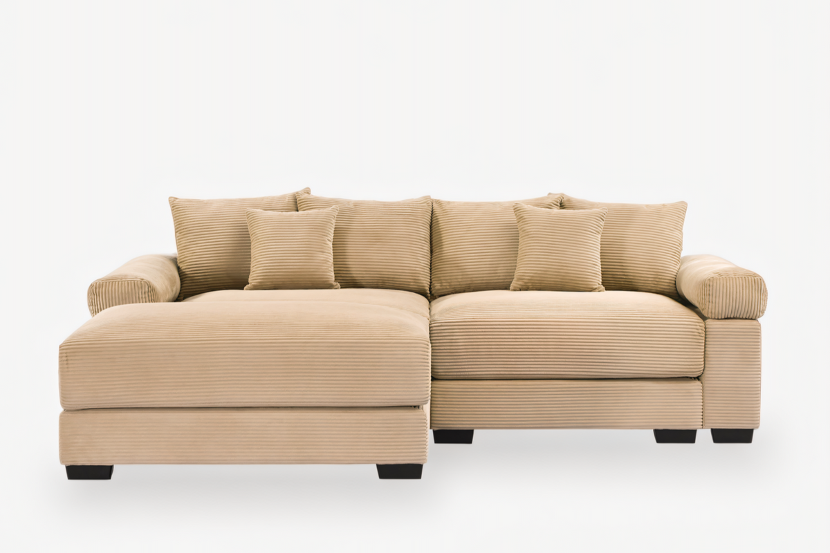 DESEO 92" Loveseat with 1 Ottoman