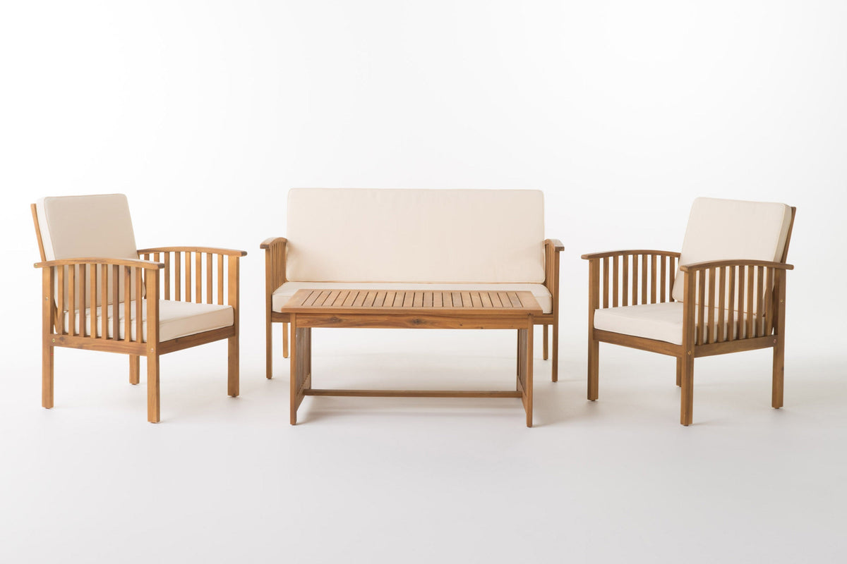 LOVEN Outdoor 4-Piece Chat Set