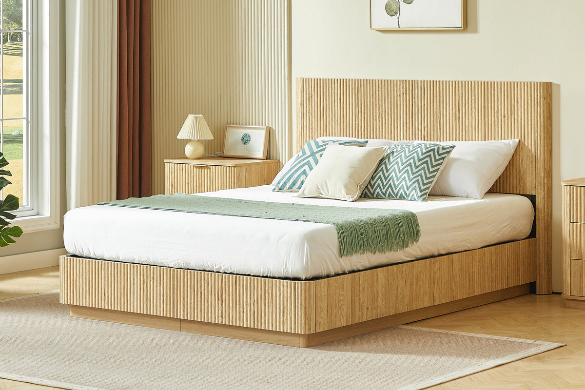 PROVEXA Queen Size Bed Frame with LED Lights
