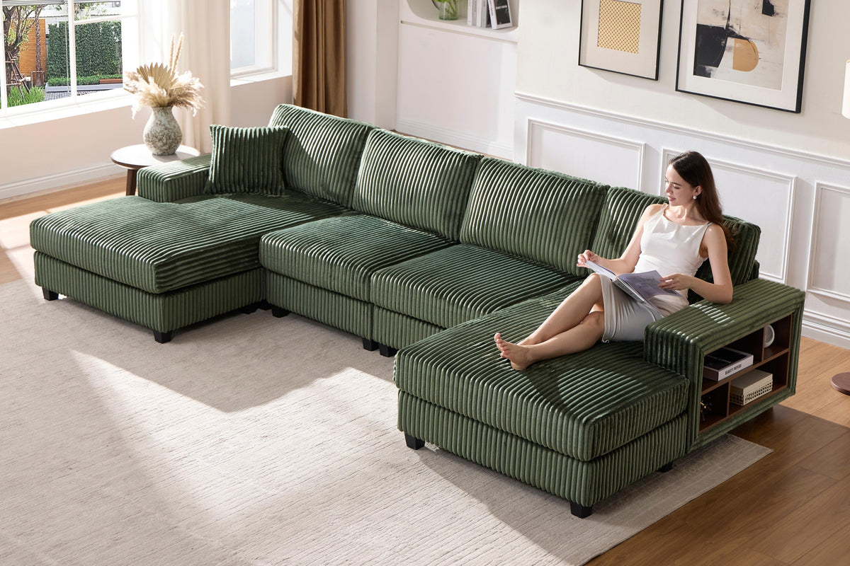 CUREN 139" Sleeper Sofa