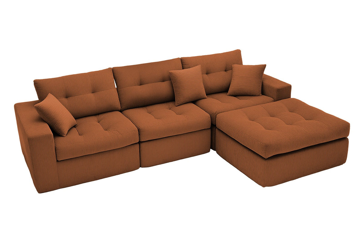 ZORVINA 113" Chaise Sofa