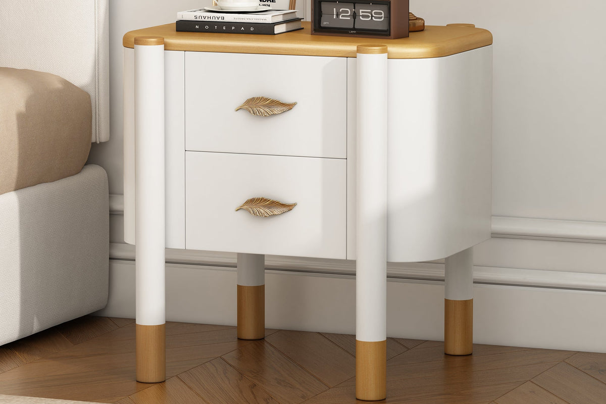 KALVO 2 Drawers Nightstand