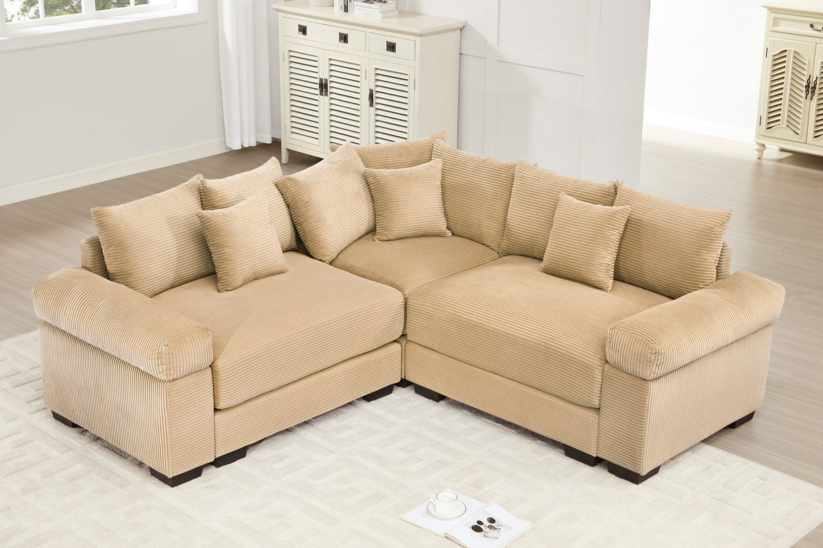 DESEO 158&quot; Sectional Sofa
