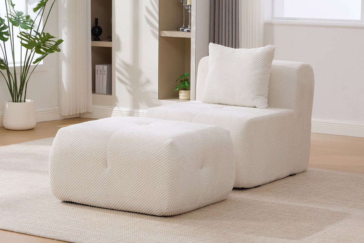 NEXO 31" Chair with Ottoman
