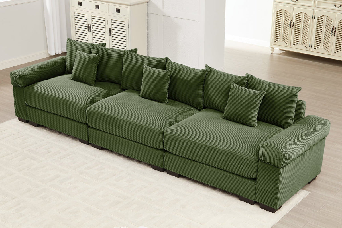 DESEO 130&quot; 3-Seater Sofa