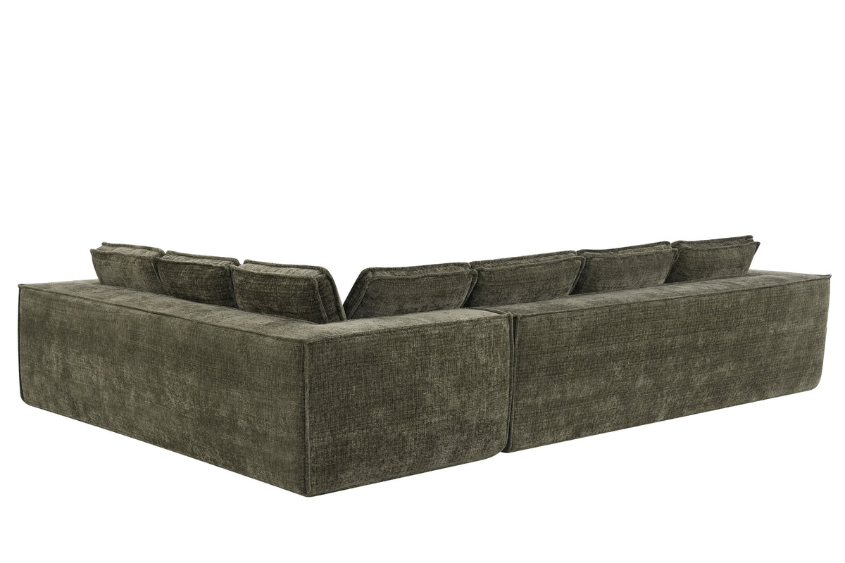 NOUVA 130&quot; Chenille 6-Seater sofa
