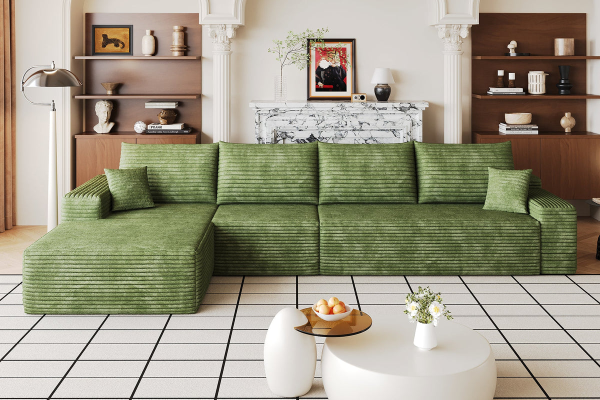 ORVITEX 135" Left Chaise Sofa