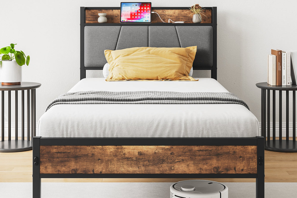 VONTRIX Twin Size Bed Frame