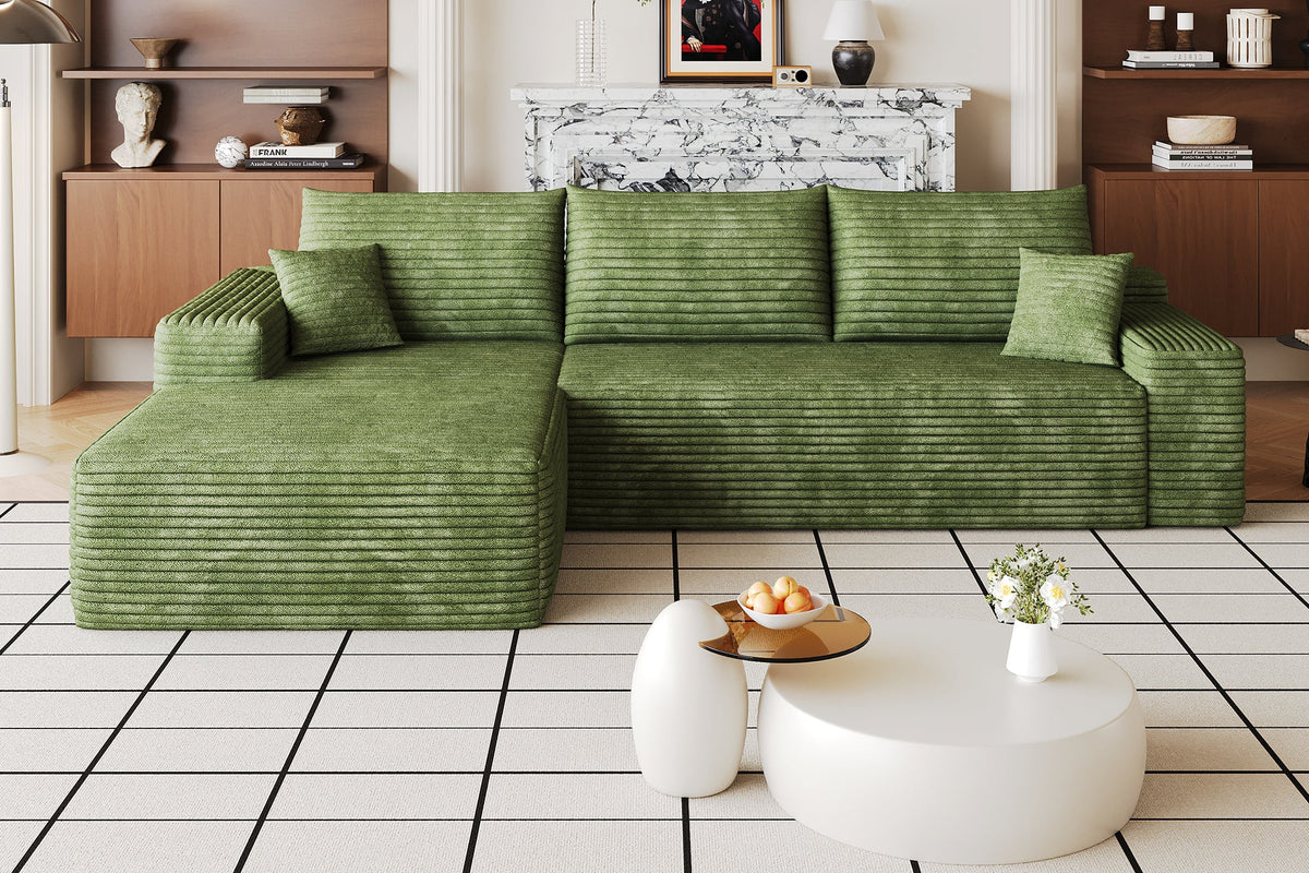 ORVITEX 107" Left Chaise Sofa