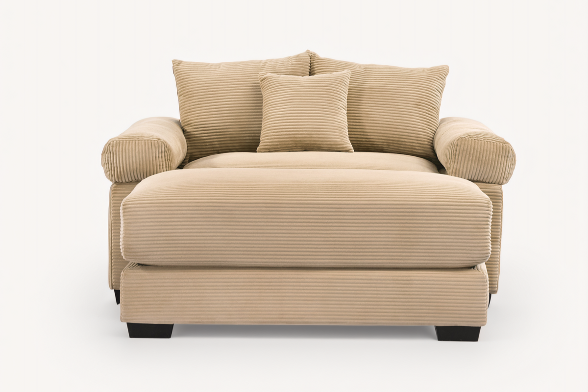 DESEO 54" Chair with 1 Ottoman