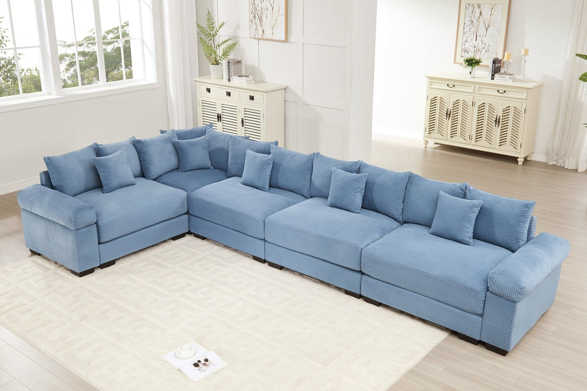 DESEO 233&quot; Sectional Sofa