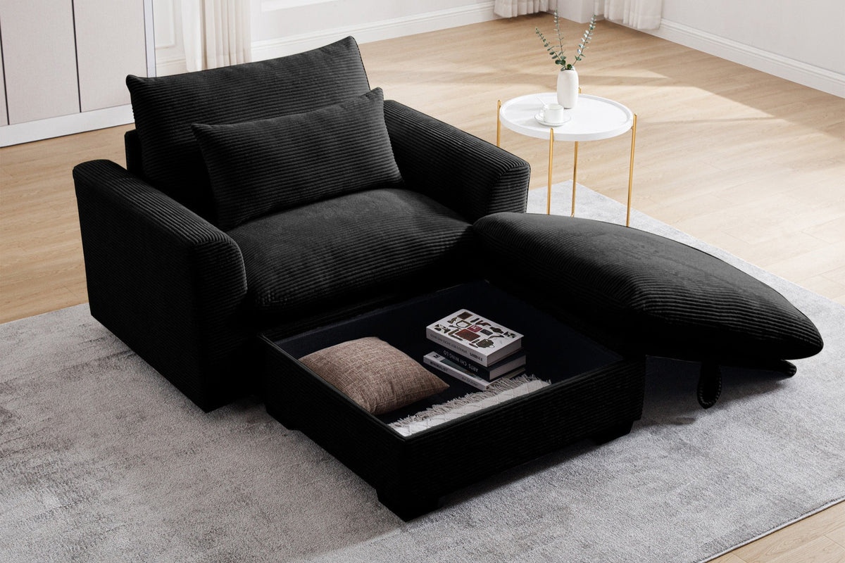 HARMONY 51&quot; Single Sofa with 1 Ottoman