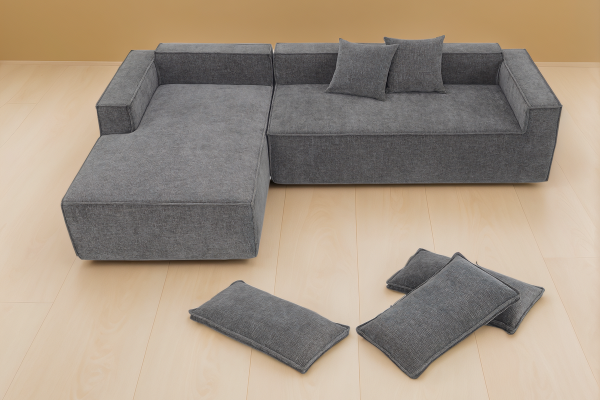 NOUVA 112&quot; Chenille Sectional