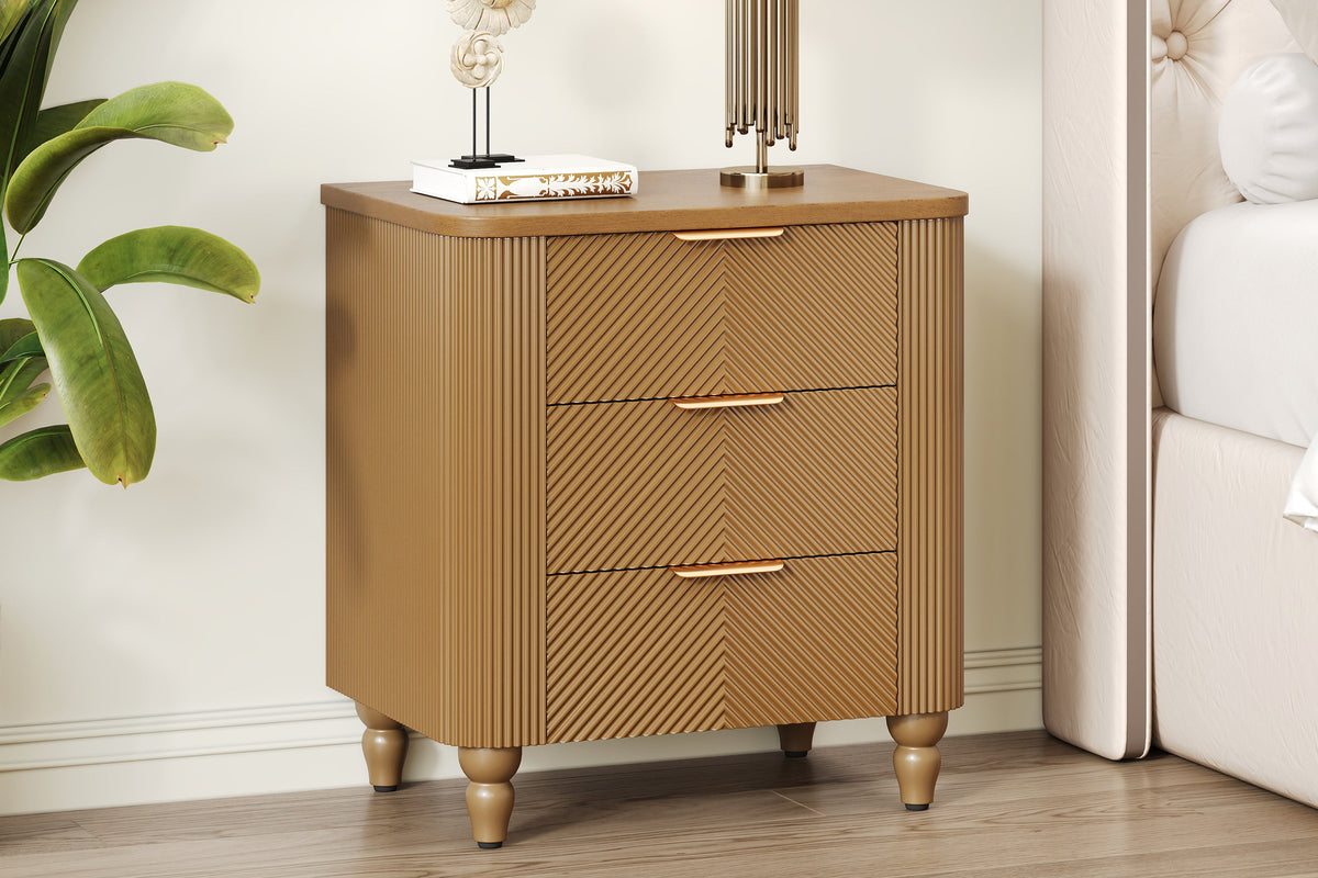 MAVEN 3 Drawers Nightstand