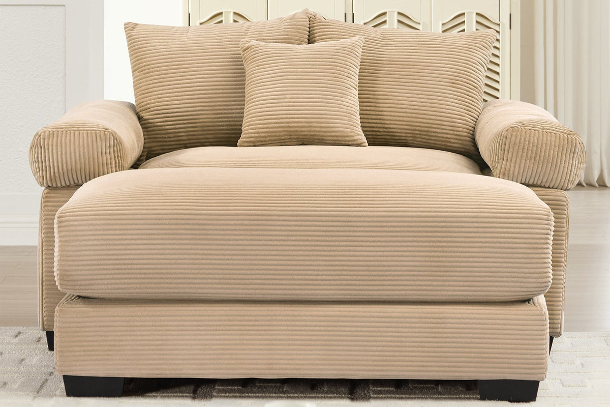 DESEO 54" Chair with 1 Ottoman