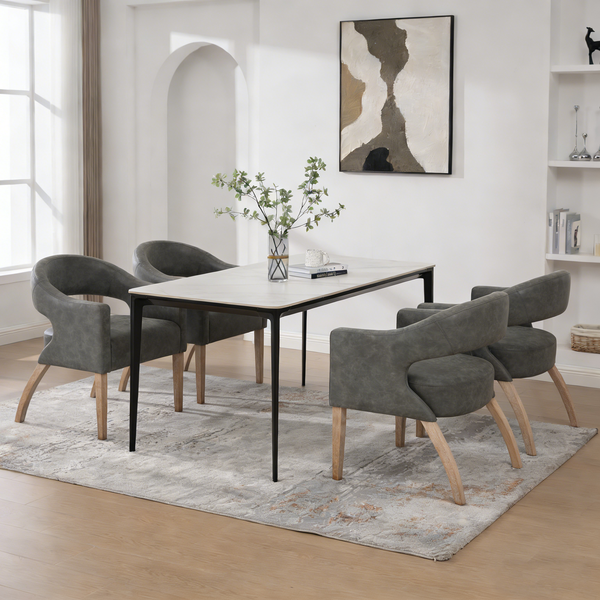 ALINO Modern Cozy Barrel Chair