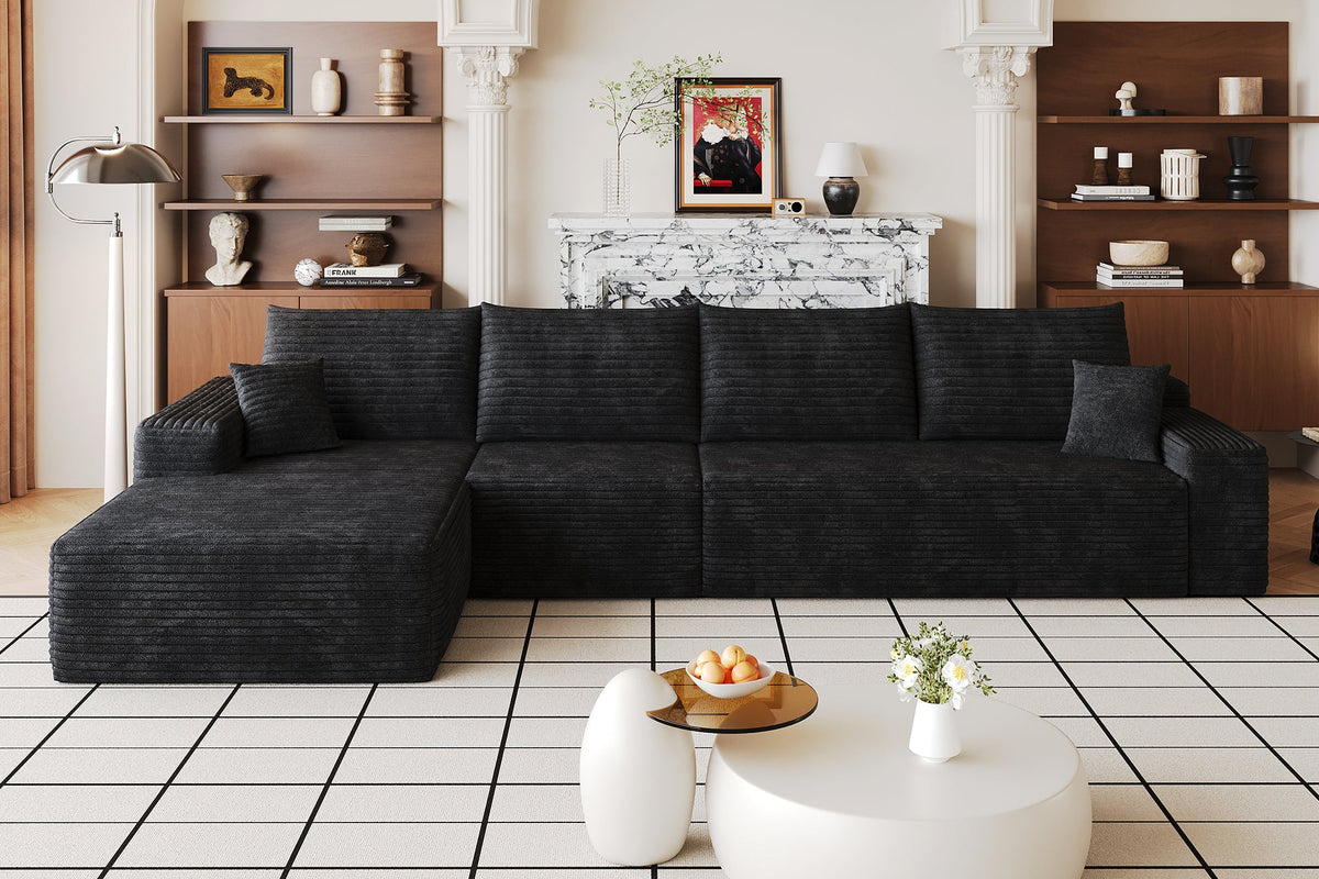 ORVITEX 135" Left Chaise Sofa