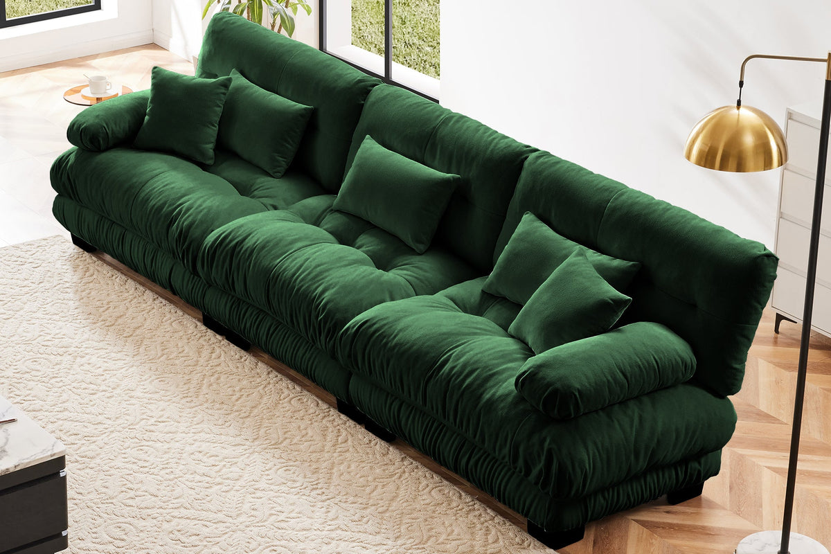 CLOUDIES 134&quot; Sofa 3 Seater