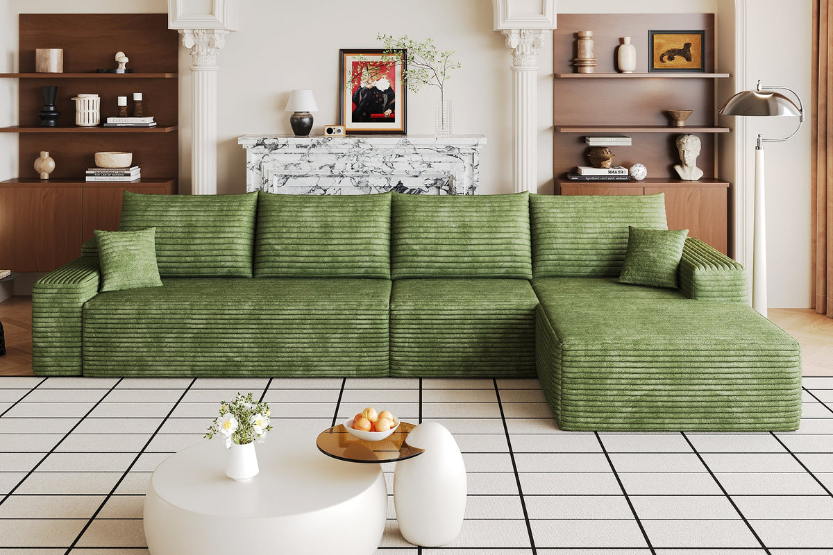 ORVITEX 135" Right Chaise Sofa