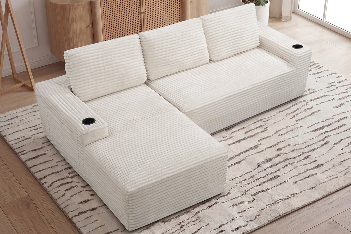 PENZARO 104" Left Chaise Sofa