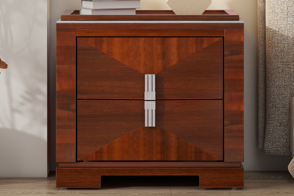 MIRON 2 Drawers Nightstand