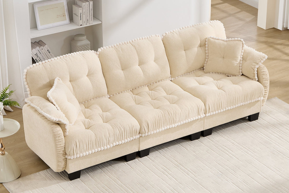 SANDRA 100" 3-Seater Sofa