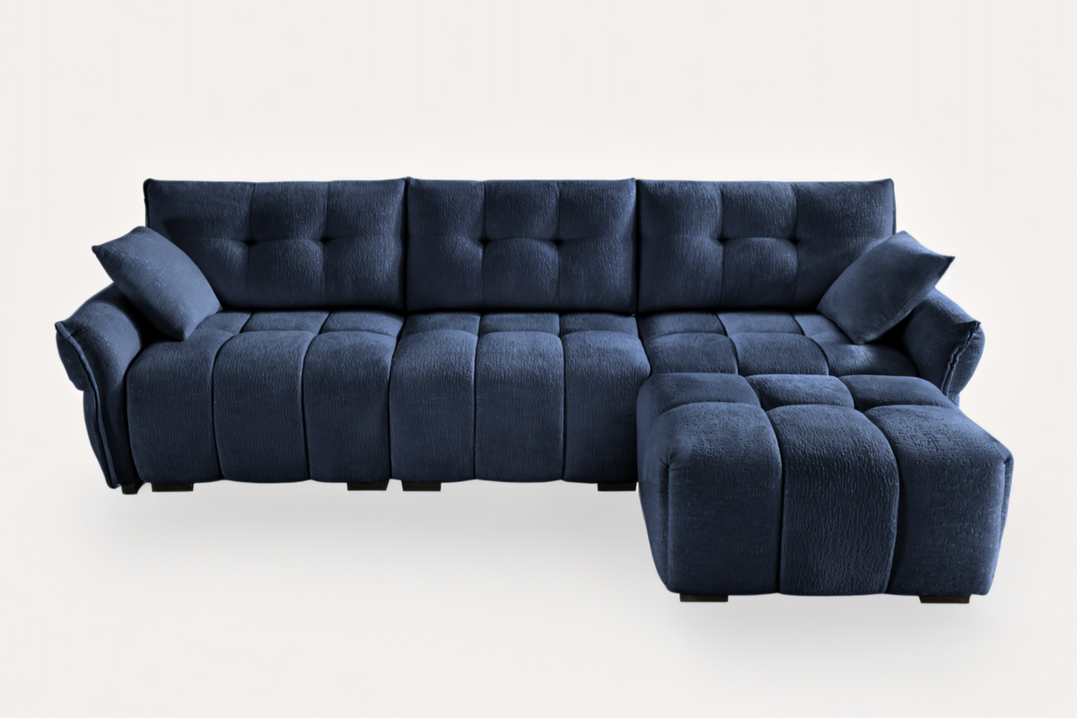 CHARLOTTE 110&quot; 3 Seater Sofa with 1 Ottoman