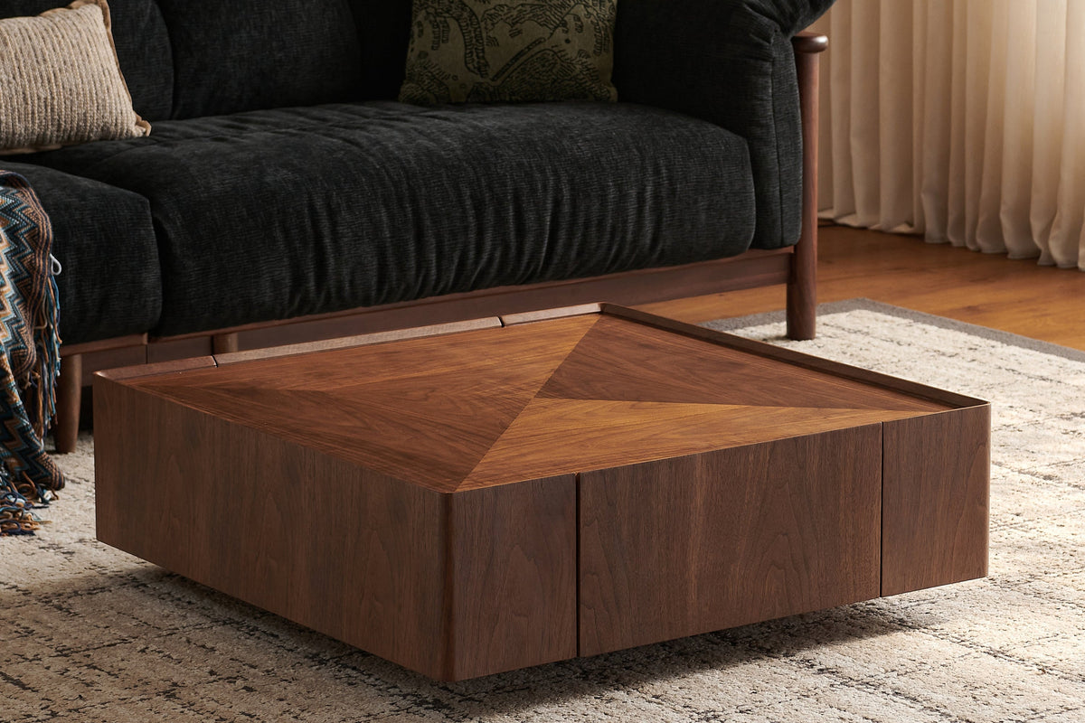 BRENZIA 39" Coffee Table - Square