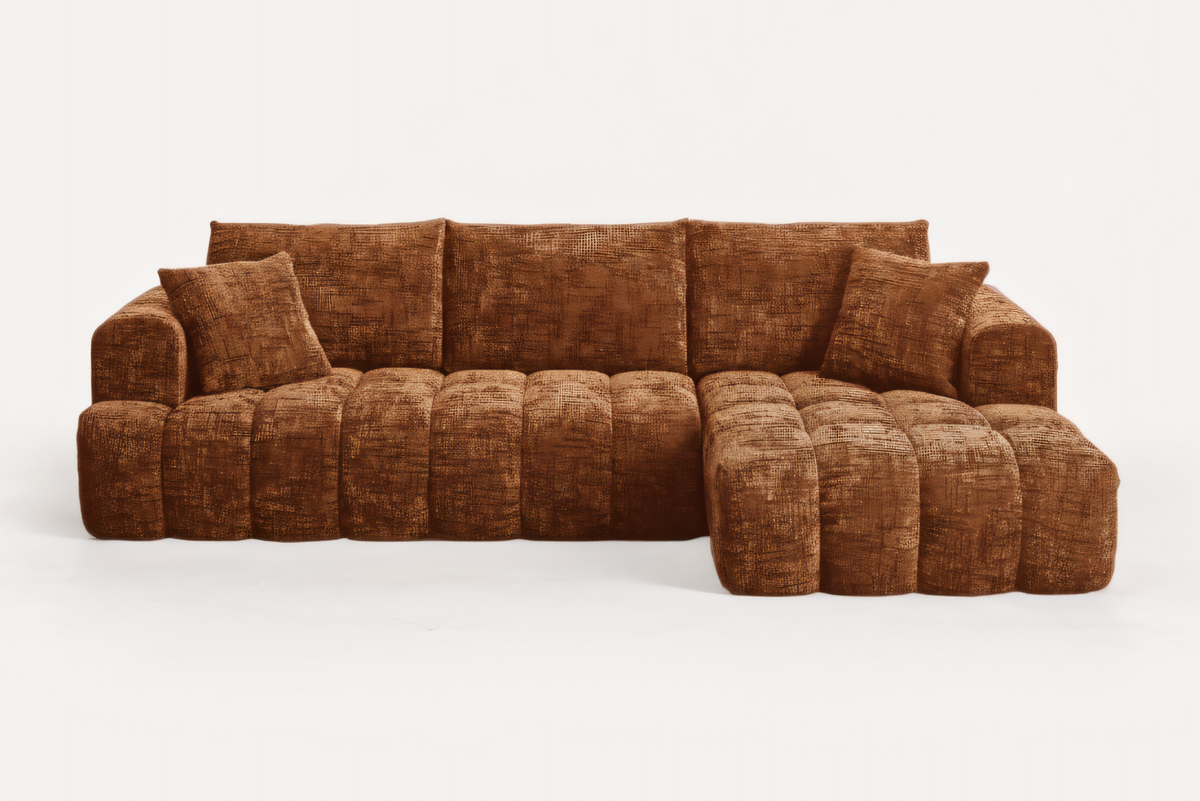 ELARA 108" Chenille Right Chaise Sofa