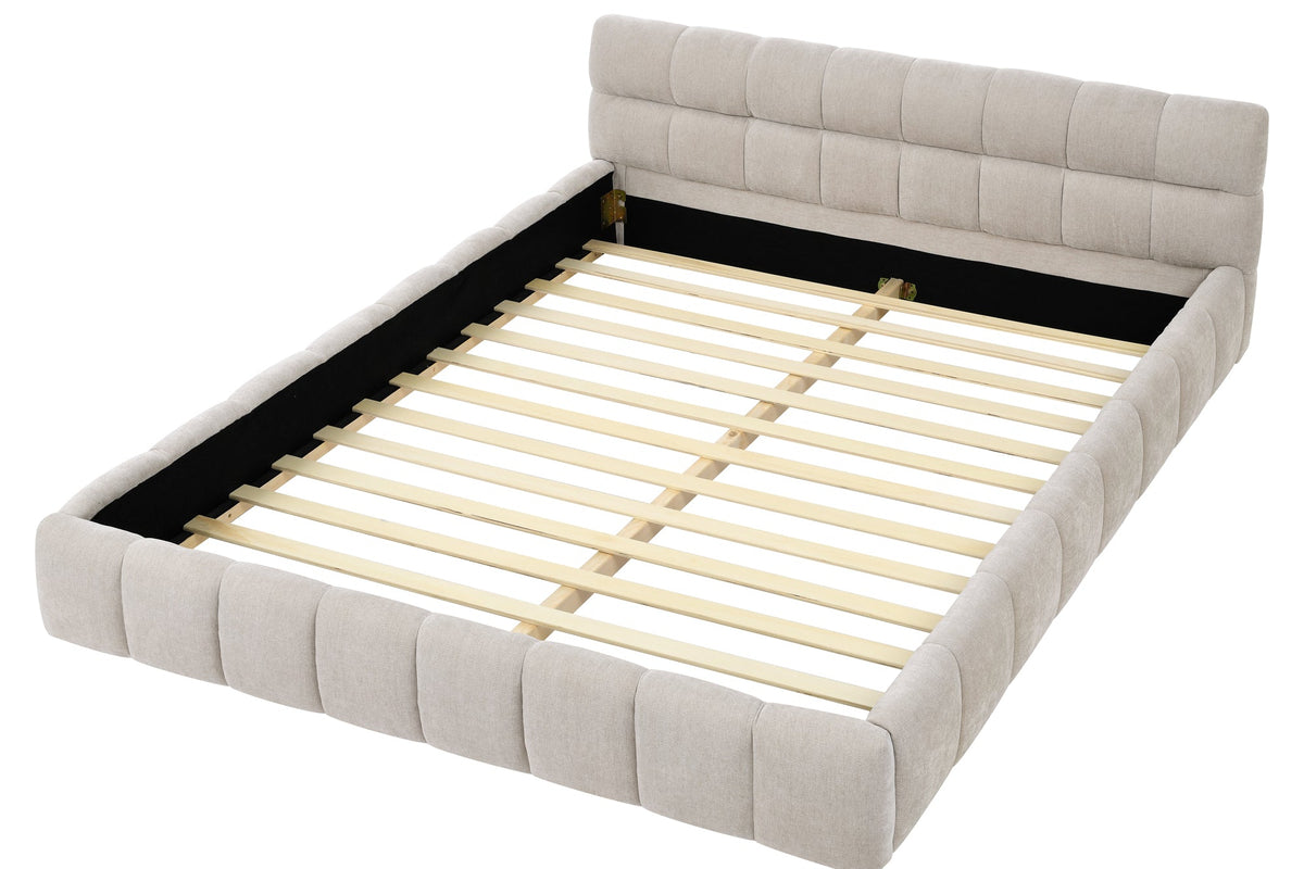 ELVORIN Queen Size Bed Frame