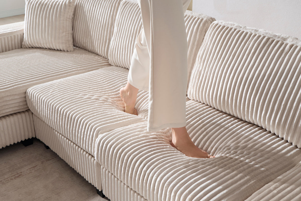 CUREN 139" Sleeper Sofa