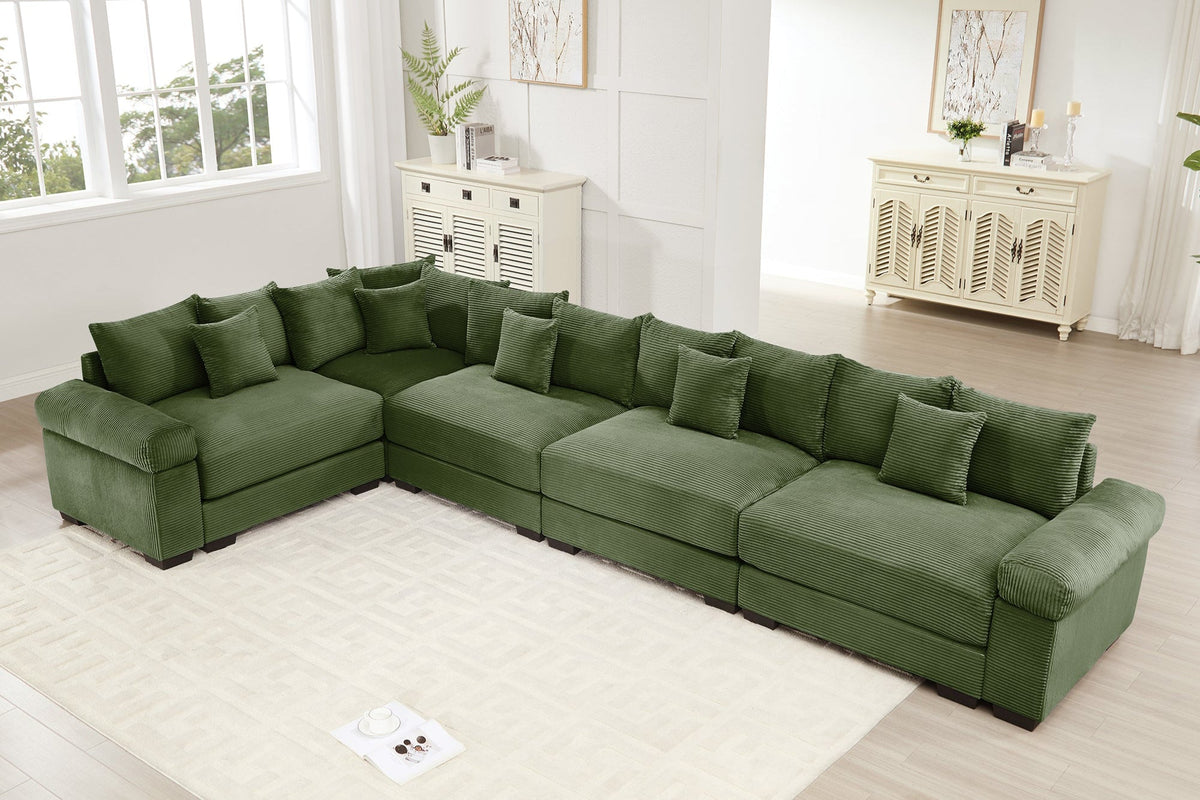 DESEO 233&quot; Sectional Sofa