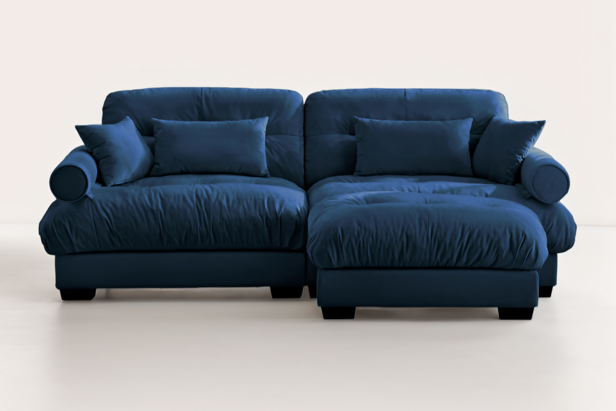 CLOUDIES 94&quot; Loveseat with 1 Ottoman