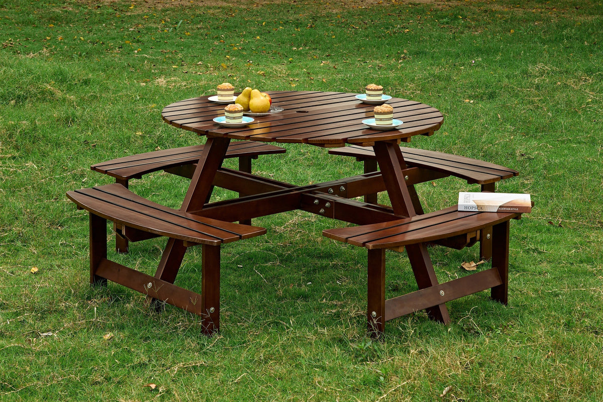 NOVIA 8 Seaters Outdoor Round Set
