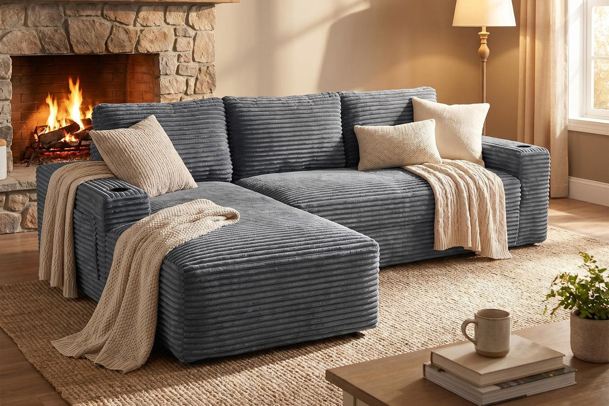 PENZARO 104" Left Chaise Sofa
