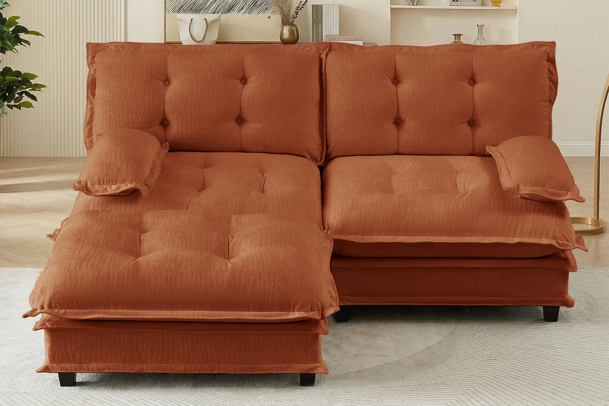MARLOX 77" Loveseat with 1 Ottoman