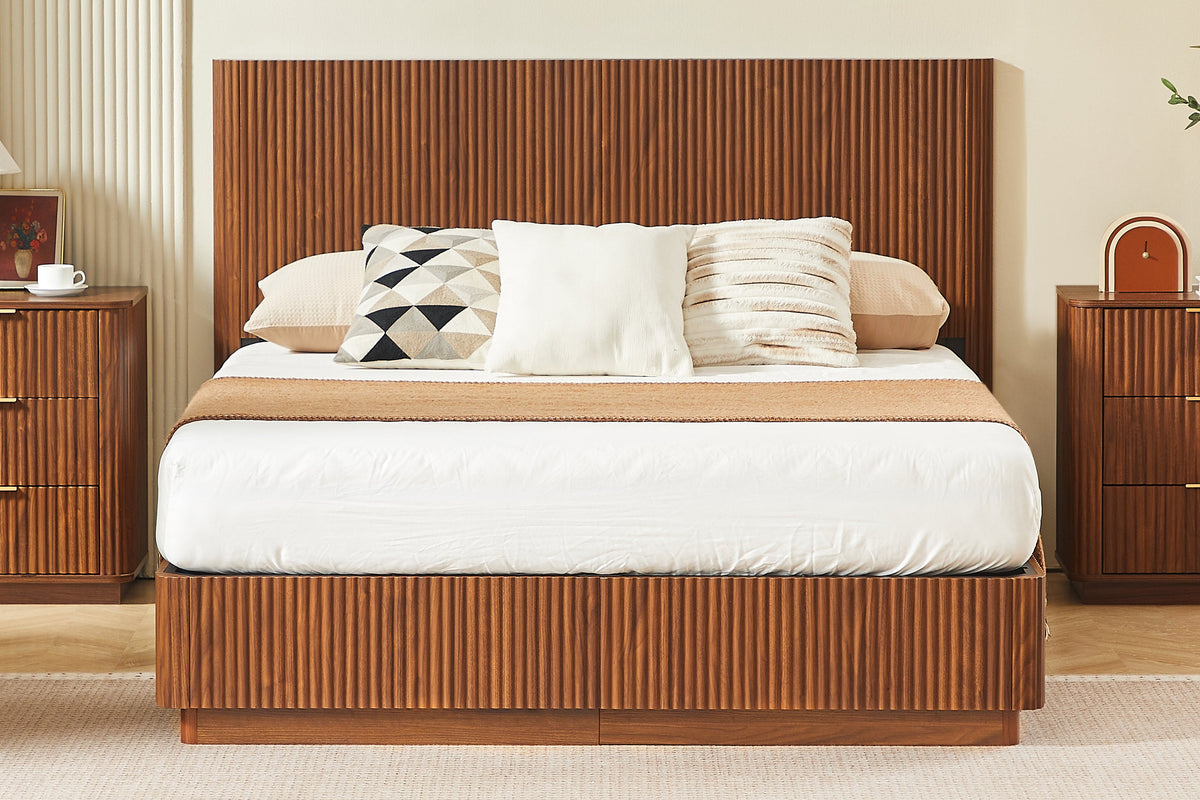 PROVEXA Queen Size Bed Frame with LED Lights