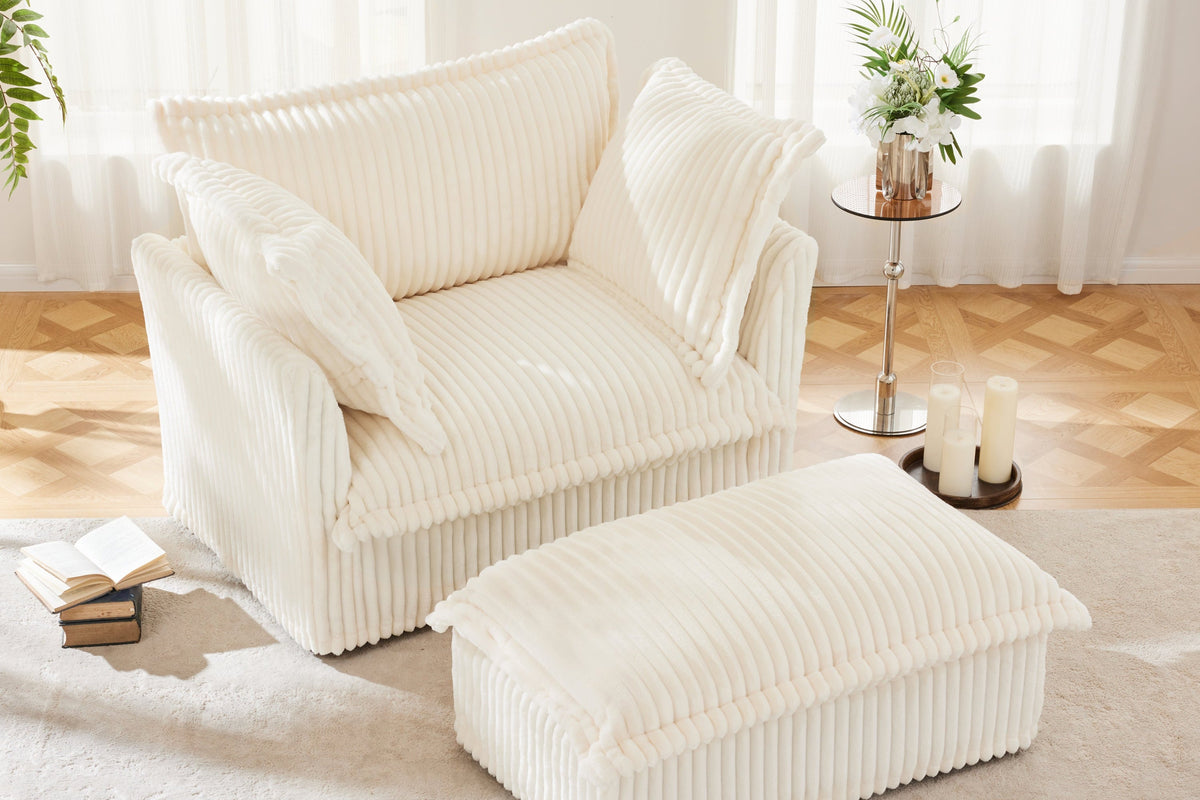 REVIX 49" Chair with 1 Ottoman