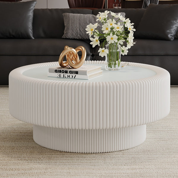 TYRLO Fluted Coffee Table