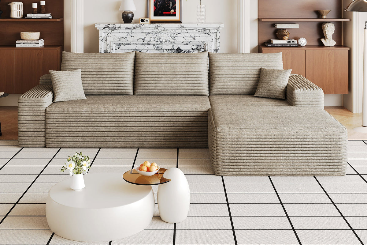 ORVITEX 107" Right Chaise Sofa