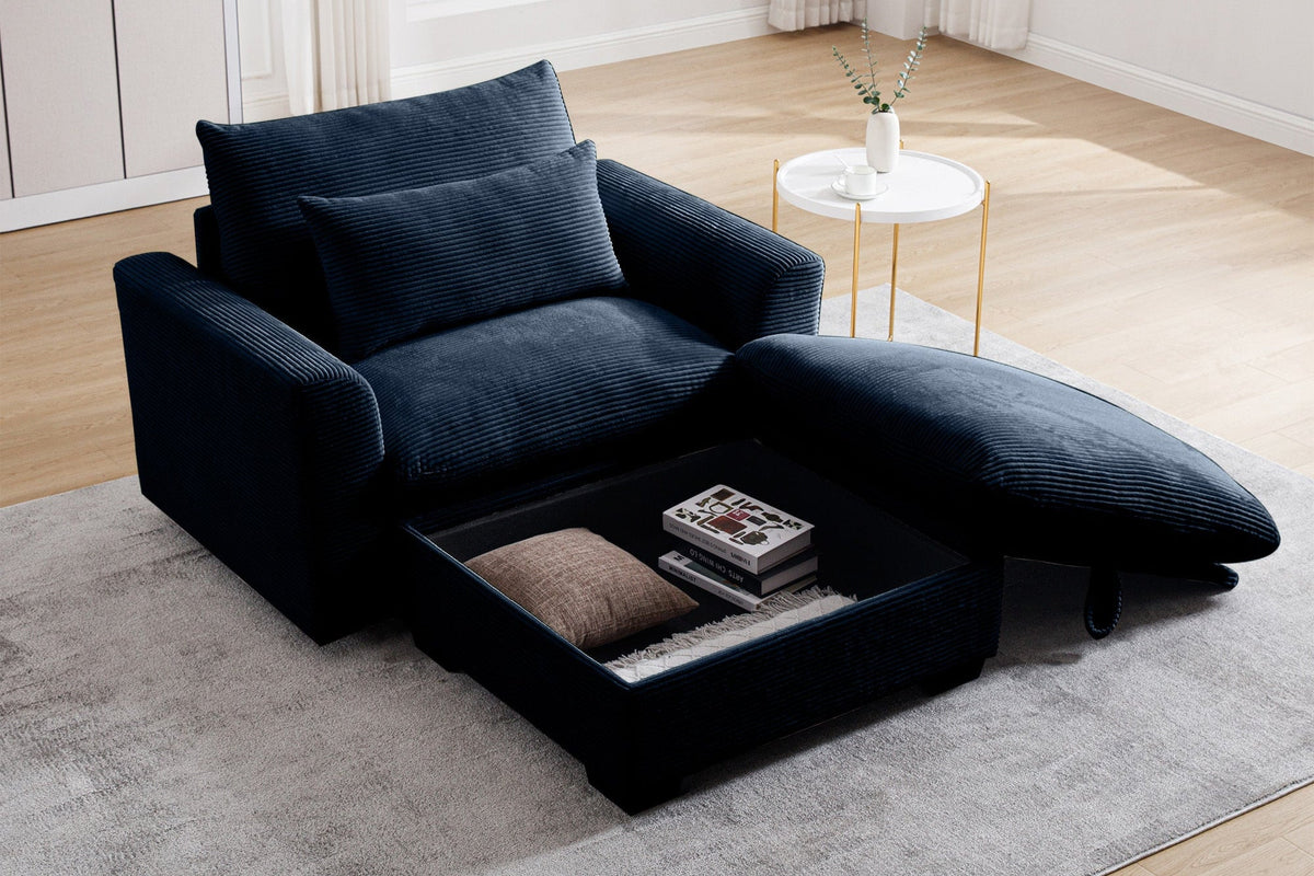 HARMONY 51&quot; Single Sofa with 1 Ottoman