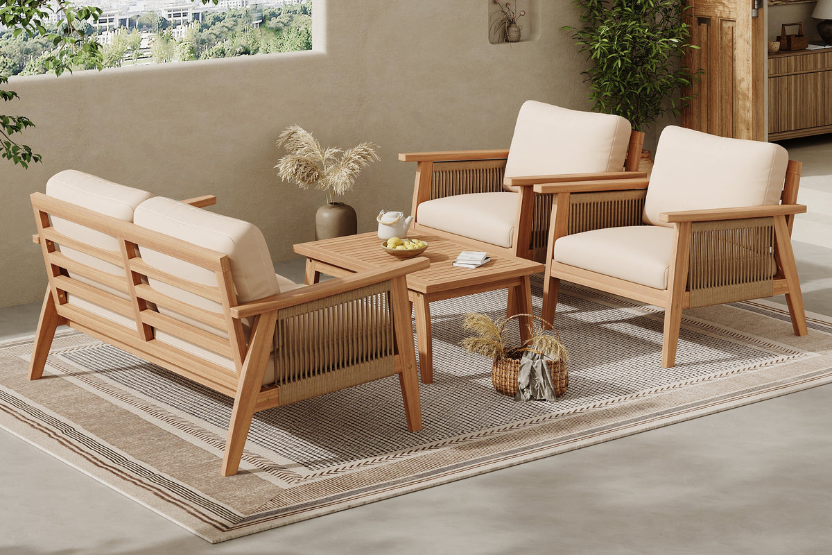 FARIN Outdoor Patio Sofa Set (Set of 4)