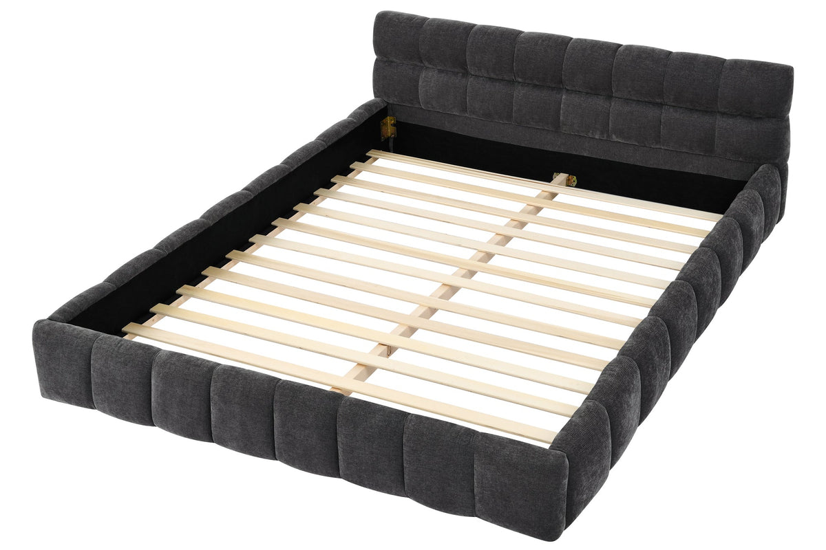 ELVORIN Queen Size Bed Frame
