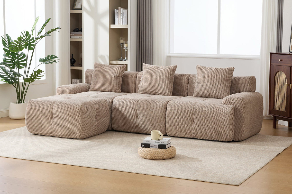 NEXO 104" 3-Seater Sofa with 1 Ottoman