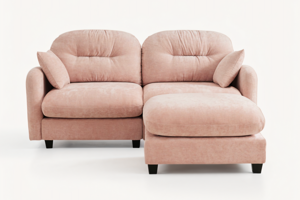 NUVIA 74&quot; Loveseat with 1 Ottoman