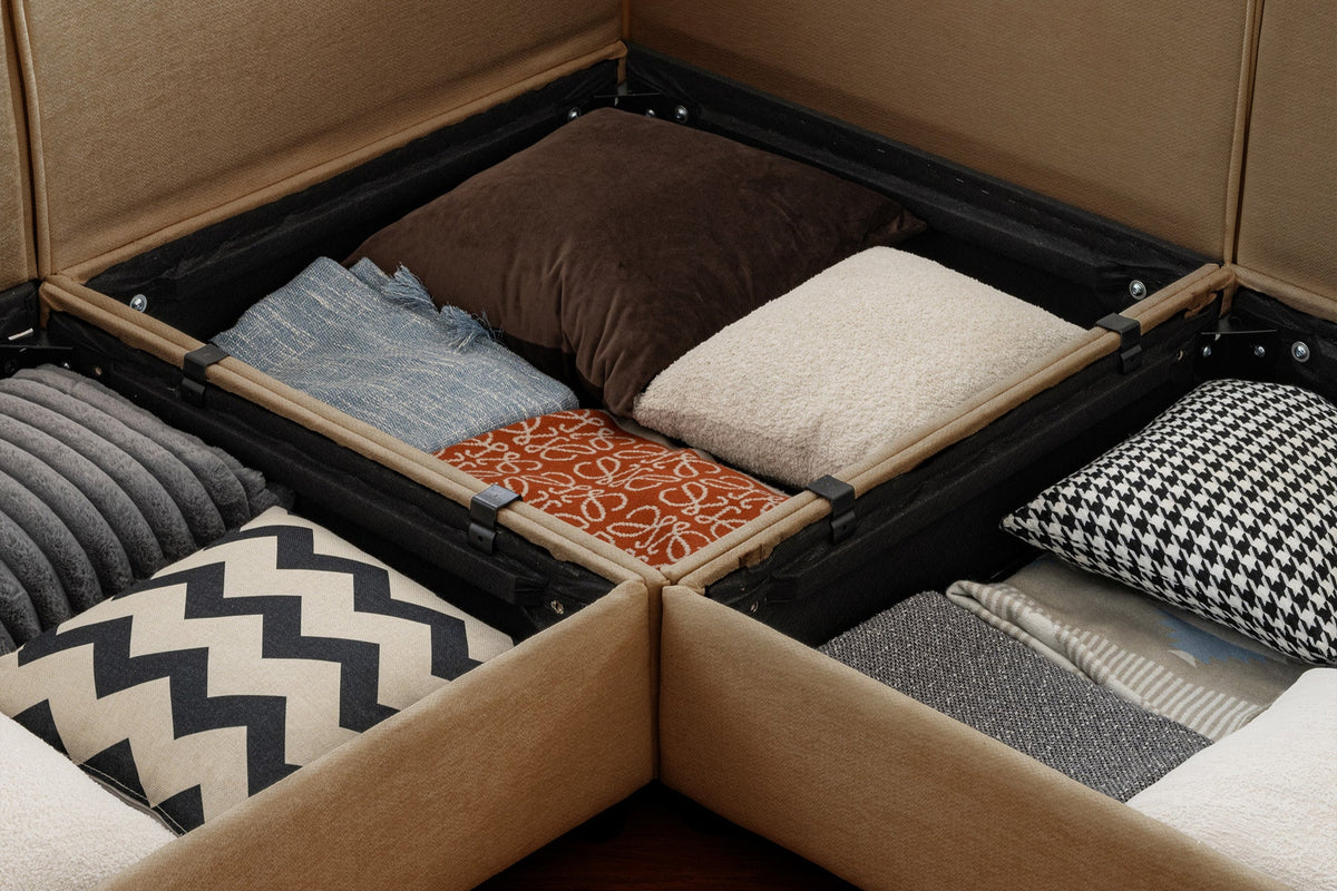 PERTH 109&quot; Sofa 3 Seater with 1 Ottoman