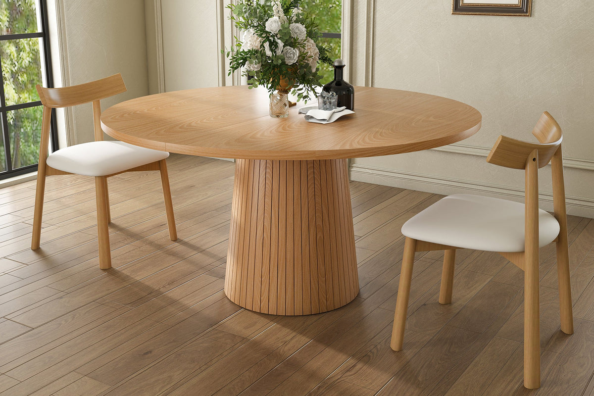 CYNOVA 47" Round Dining Table Set (2 Chairs)
