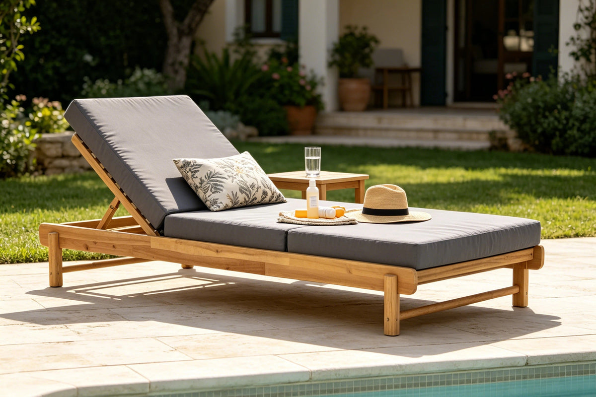 TYVORA 3-Fold Adjustable Chaise Lounge
