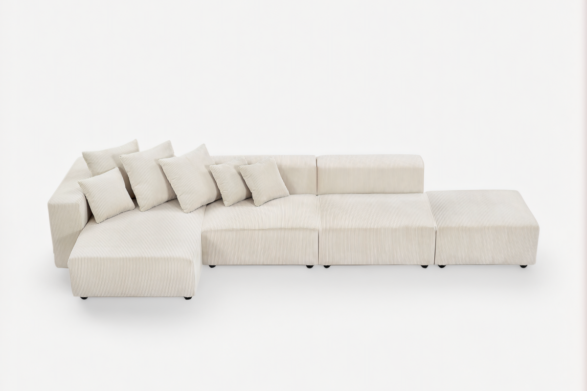 LUNOR 155&quot; 4 Seaters Sectional